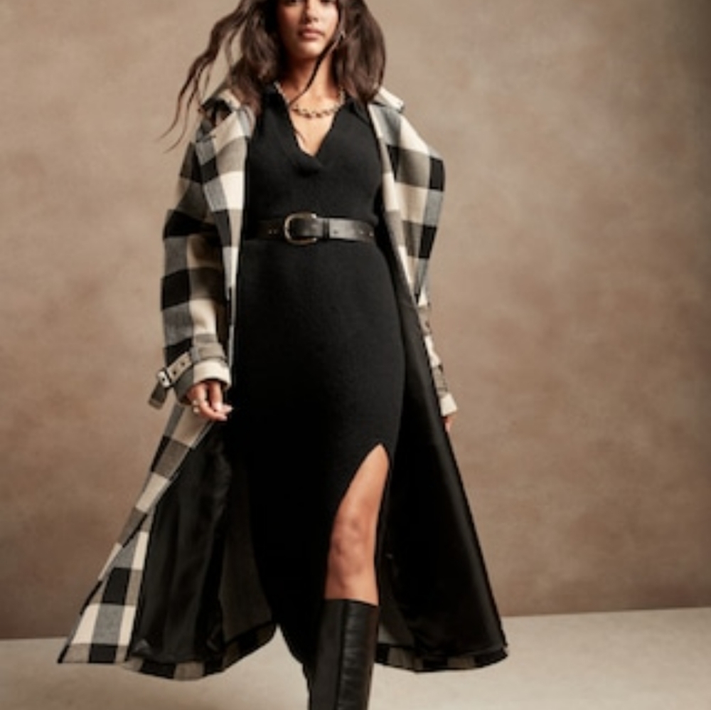 COPY - Gorgeous Johnny Collar Sweater Dress